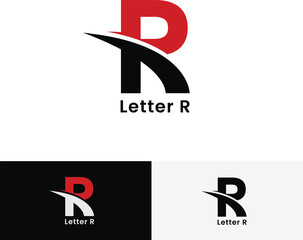 Modern Letter R Logo Design