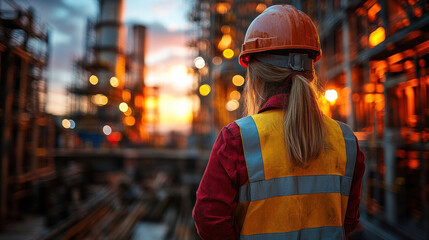 Construction project engineers reviewing foundation stability, testing earthquake-resistant building technologies, refining reinforcement techniques