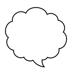 漫画風ふきだし8 細い線