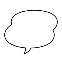 漫画風ふきだし9 細い線