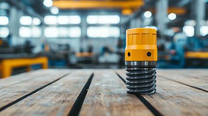 Precision cutting tools showcase industrial workshop product photography engaging environment close-up view tooling innovation