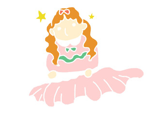 Clip art of Virgo zodiac sign