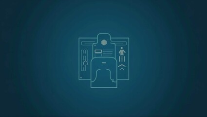 Human resource management technology (HR), Human resource manager touching human resource network structure and checks the CV online to choose the perfect employee for company, Effective