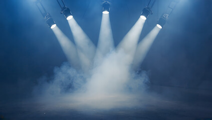 Dramatic Light and Smoke Room