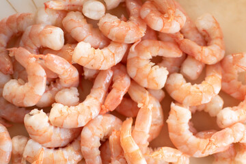 Mexican cooked shrimp
