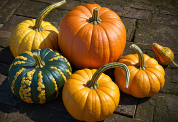 Colorful Pumpkins Pumpkins and Calabash United Kingdom United Kingdom