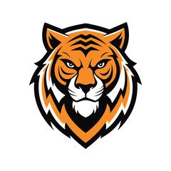 Tiger branding logo with white background
