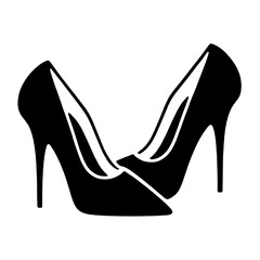 high heels shoes icon isolated PNG transparent