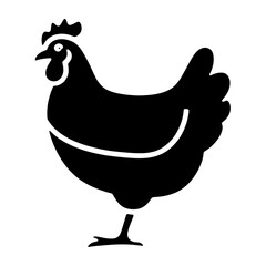 chicken icon isolated PNG transparent