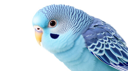 Obraz premium PNG Colorful blue budgerigar parrot