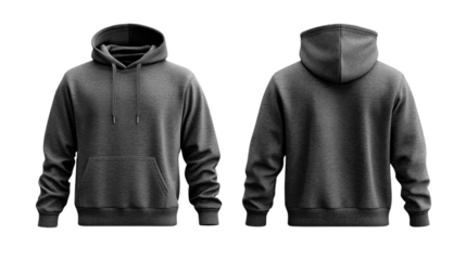stylish gray hoodie with front pocket and adjustable drawstrings, perfect for casual wear