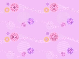 和柄のシームレスパターン　C'