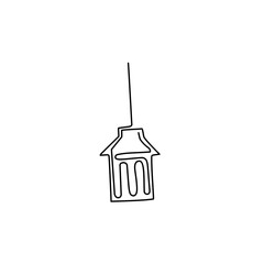 ramadan lantern line art