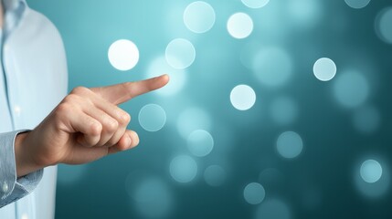 Person pointing, a visual guide to nonverbal communication and direction indication