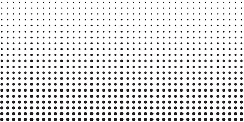 Background with monochrome dotted texture. Polka dot pattern template modern arts