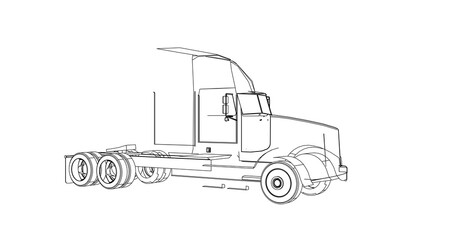 car hand drawing and sketch black and white.