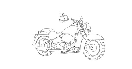 silhouette of a motorcycle