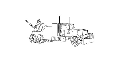 car hand drawing and sketch black and white.