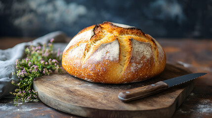 brewed cup of coffee with latte art in a cozy café setting 