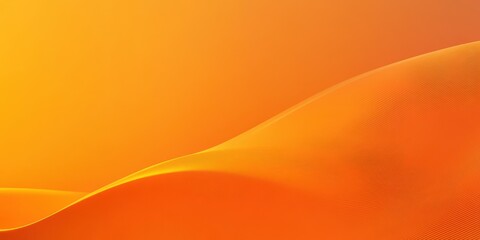 Abstract orange background displaying flowing curved lines and gradients