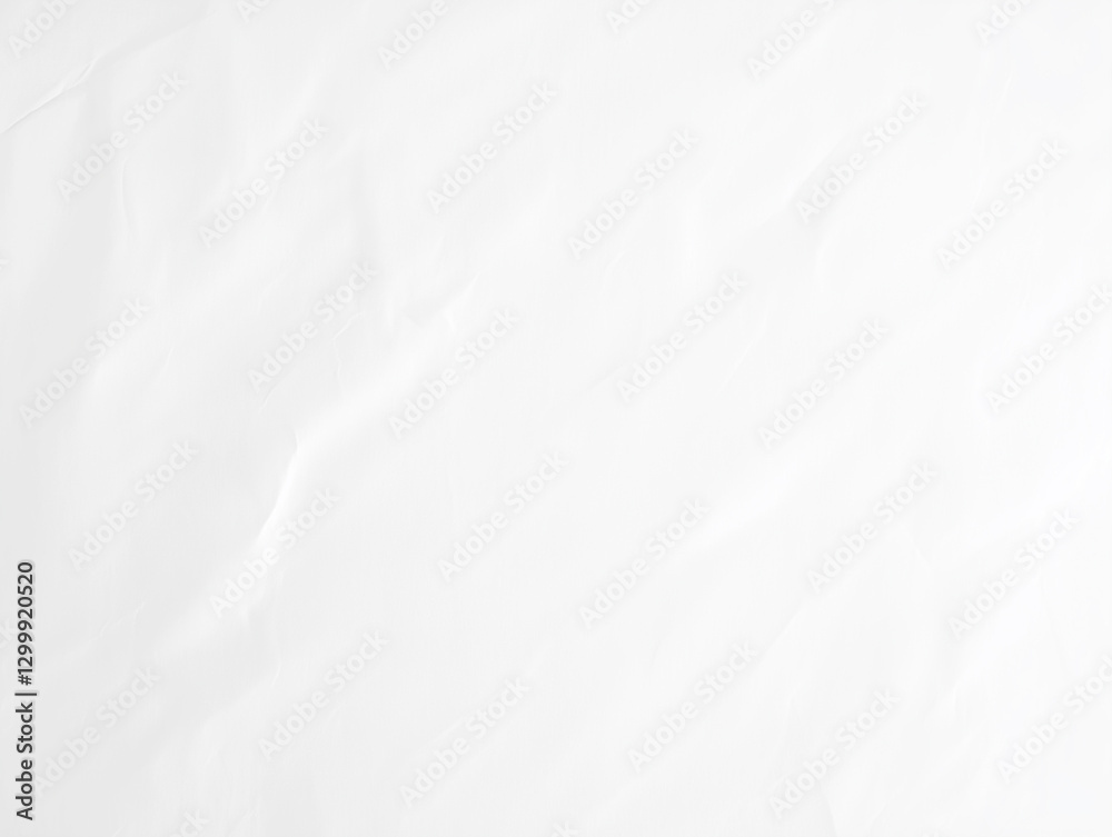 Poster plain white paper background with subtle texture and creases, ideal for design or text overlay