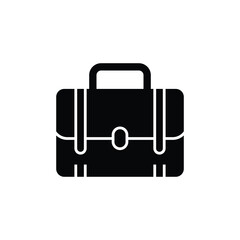 Briefcase icon logo design template isolated illustration