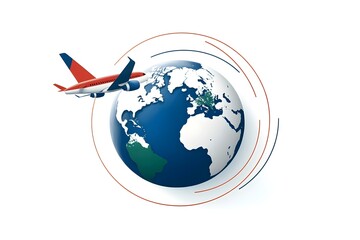 Fototapeta premium Airplane in the Night Sky travel, aeroplane, aviation, flying, airplane, transport, air, sky, flight, jet, journey, passenger, plane, wing, aircraft, airline, commercial, business, illustration, 