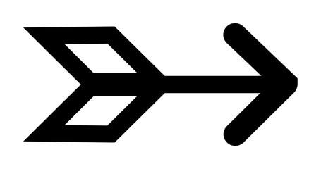 arrow direction black