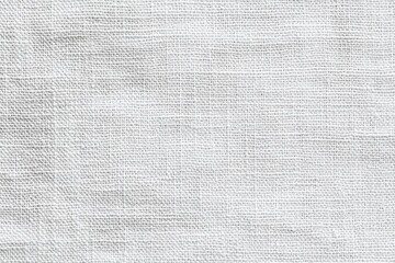 Fototapeta premium White cotton fabric canvas texture perfect for creative designs, textile applications, and versatile product photography with soft, inviting patterns and tones for various artistic endeavors