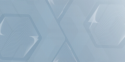 Abstract hexagon lines on gray background. Geometric stripe line art design modern vector ilustration eps 10.