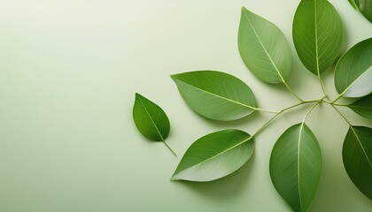Obraz premium fresh green leaves