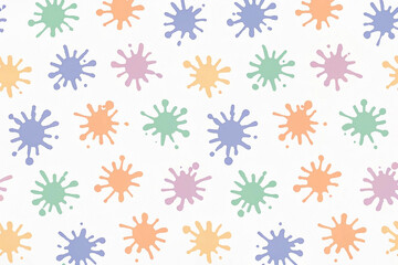 Pastel color splatter pattern background.