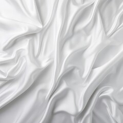 Obraz premium Smooth white silk fabric texture background