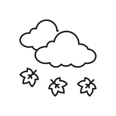 Autumn Icon vector stock illustration