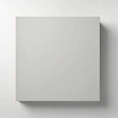 Fototapeta premium Square box, white background, studio shot, mockup