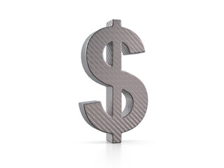 Obraz premium Holographic foil dollar symbol