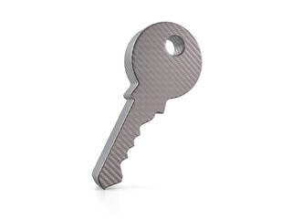 Holographic foil key symbol