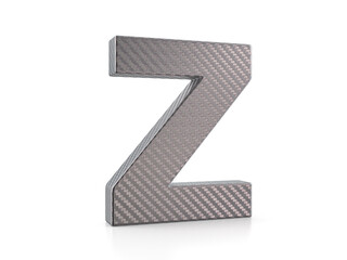 Holographic foil letter Z