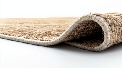 Obraz premium Unique modern farmhouse rug design on solid white background