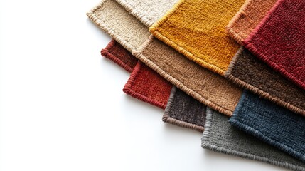 Unique Scandinavian rug design showcasing subtle colors and textures on solid background