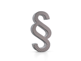 Holographic foil section symbol