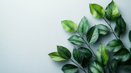 Obraz premium Unique Industrial Style Artificial Plants on White Background