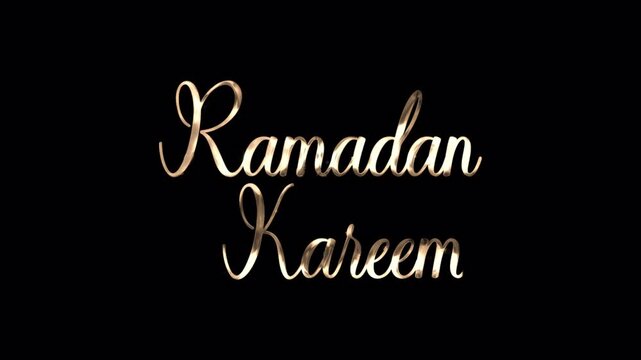 Elegant Ramadan Kareen Text Animation Bundle