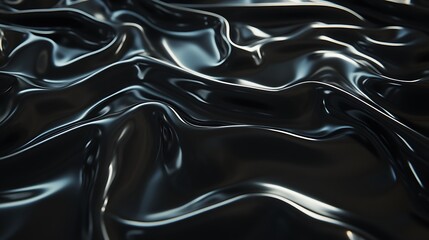Obraz premium Dark Liquid Abstract Background Shiny Surface Texture