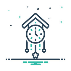 Mix icon for clock