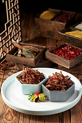 Spicy and crispy whitebait