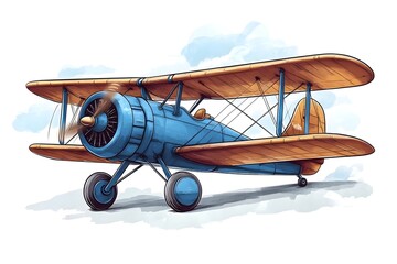 travel, aeroplane, aviation, flying, airplane, transport, air, sky, flight, jet, journey, passenger, plane, wing, aircraft, airline, commercial, business, illustration, horizontal, isolated, blue,