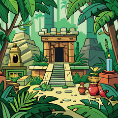 Obraz premium house in the woods