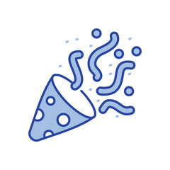 Confetti  Icon vector stock illustration