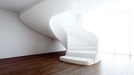 A Staircase with Steps That Flow Like Water
